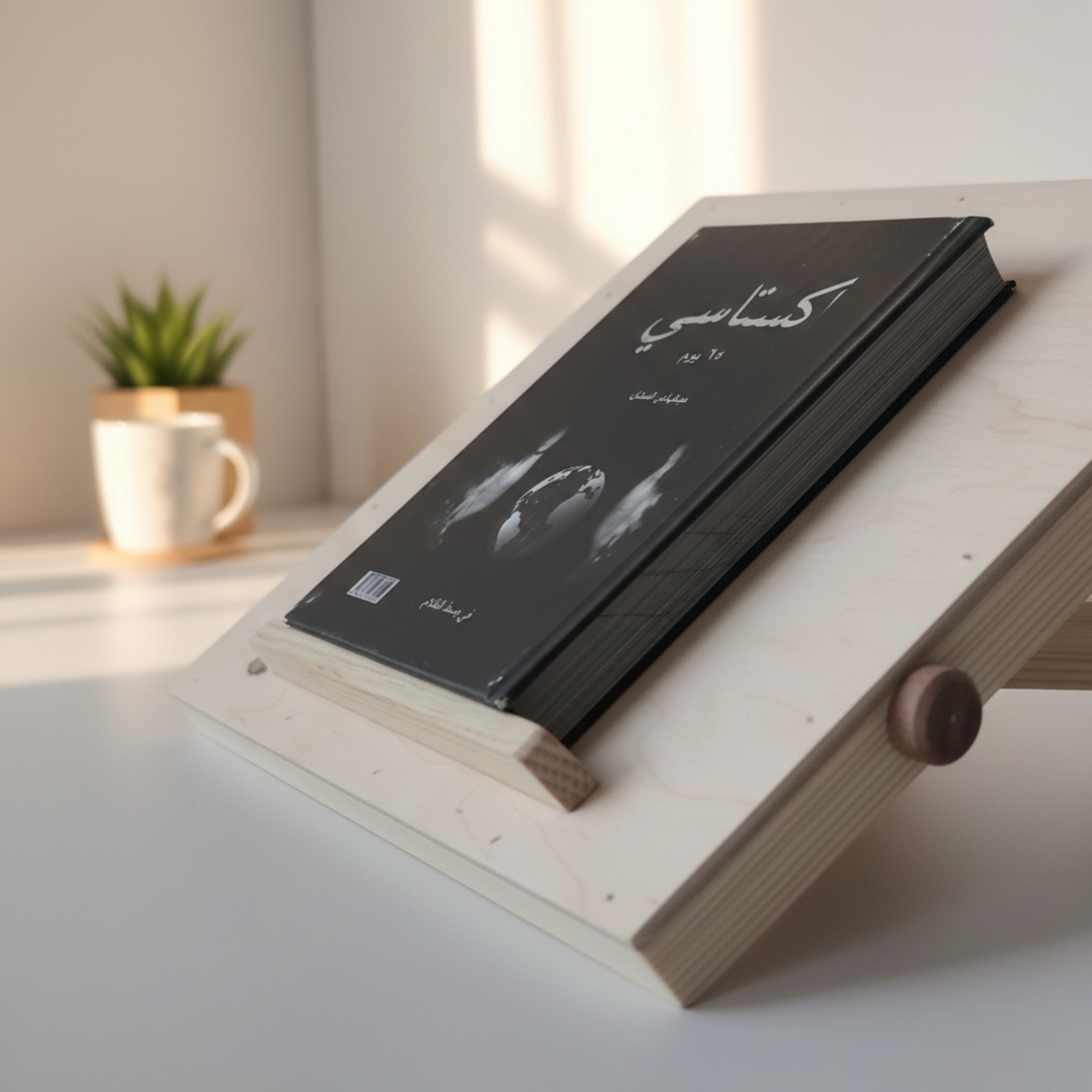 حامل الكتب الذكي 🌟