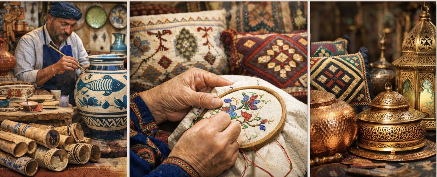 نقاط القوة والضعف في المنتجات المصرية المصنوعة يدويًا في المبيعات والتسويق