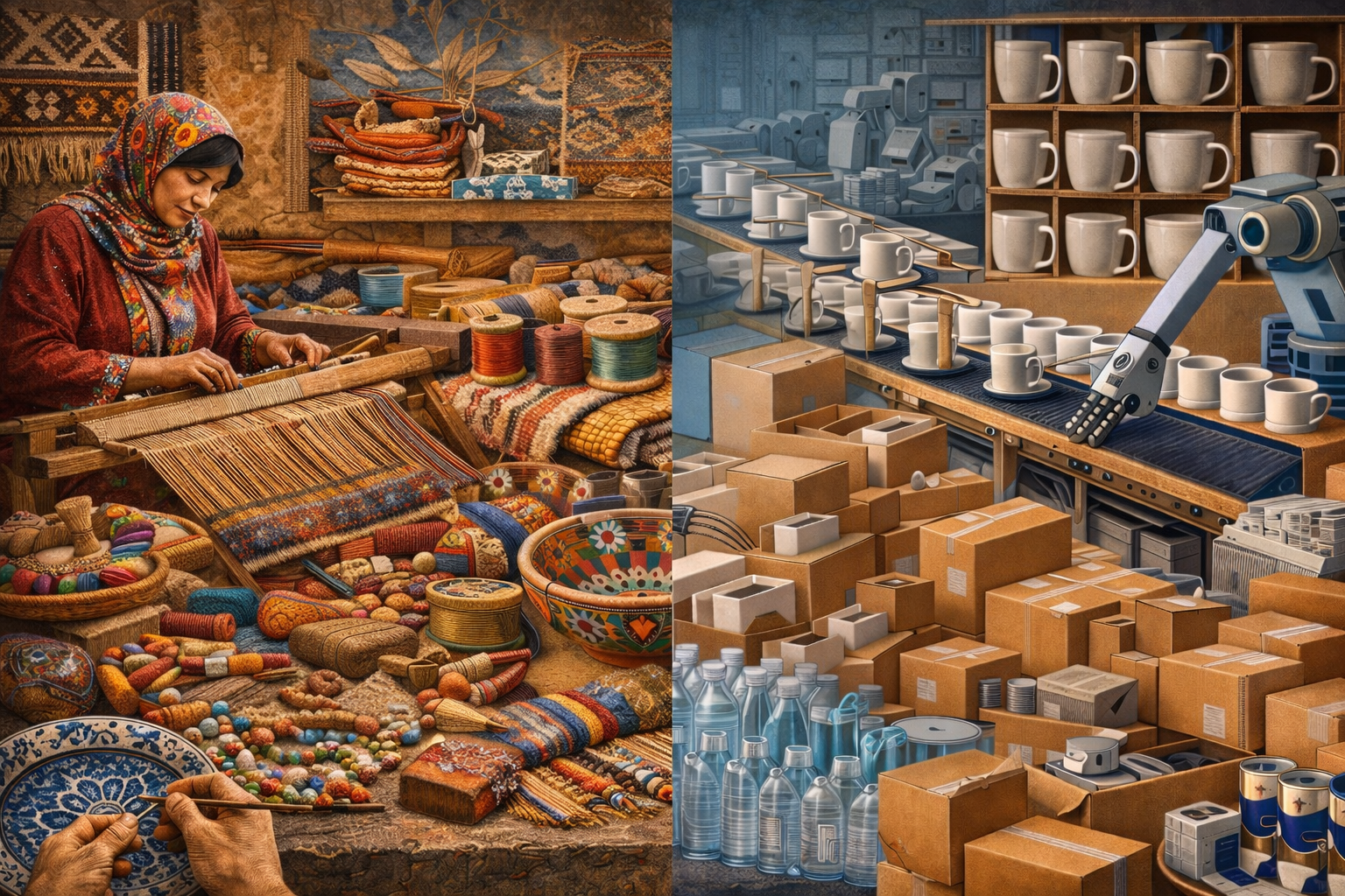 لماذا المنتجات اليدوية أكثر قيمة من المنتجات المصنعة بكميات كبيرة